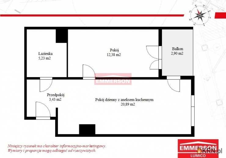 Kraków, Mistrzejowice, ul. , Mieszkanie  na sprzedaż, 2 pokojowe