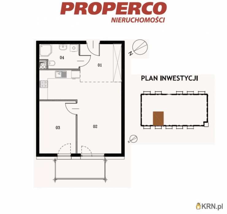 PROPERCO Sp. z o.o. Sp. k. , Mieszkanie  na sprzedaż, Jędrzejów, ul. 