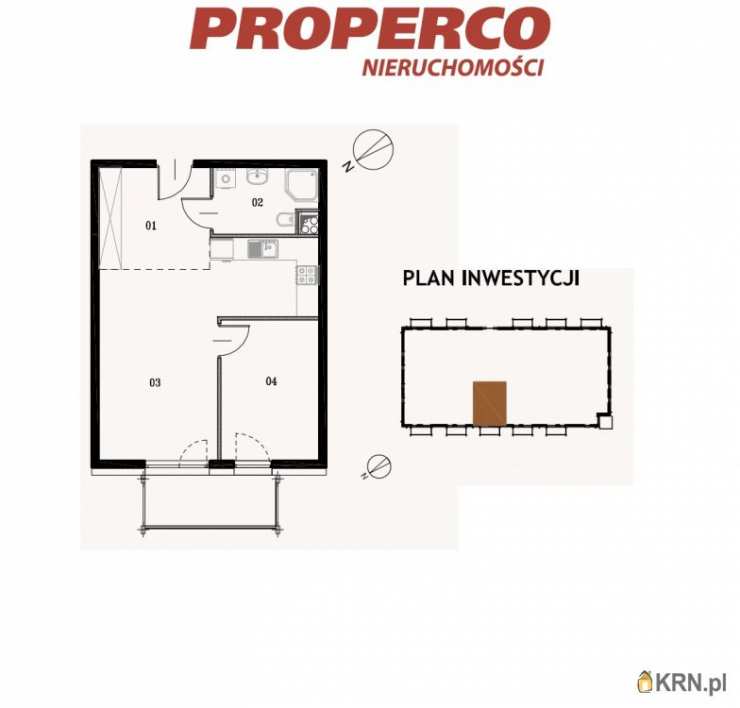 PROPERCO Sp. z o.o. Sp. k. , Mieszkanie  na sprzedaż, Jędrzejów, ul. 