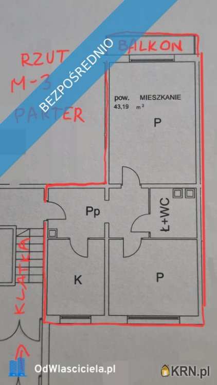 2 pokojowe, Mieszkanie  na sprzedaż, Łódź, Górna, ul. Lecznicza