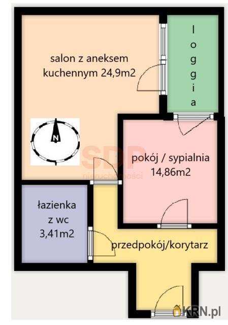 Mieszkanie  na sprzedaż, 2 pokojowe, Wrocław, Śródmieście, ul. R. Dmowskiego