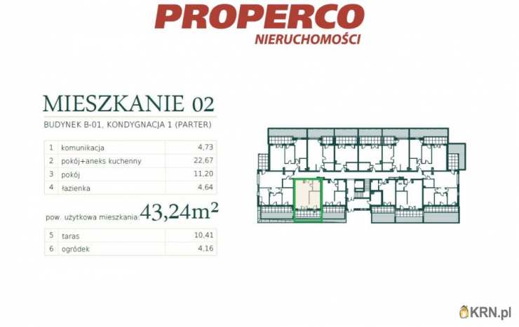 Mrągowo, ul. , Mieszkanie  na sprzedaż, 2 pokojowe