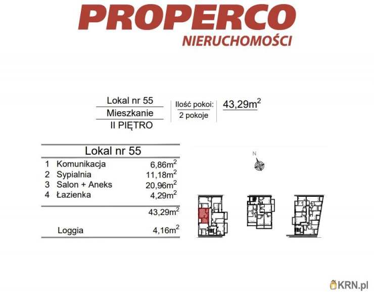 2 pokojowe, Mieszkanie  na sprzedaż, Kielce, Szydłówek, ul. Klonowa