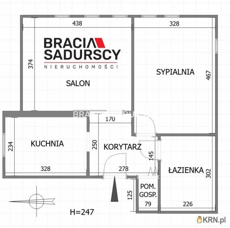 BRACIA SADURSCY ODDZIAŁ BS4 KRÓLEWSKA, Mieszkanie  na sprzedaż, Kraków, Prądnik Czerwony/Ugorek, ul. M. Pszona