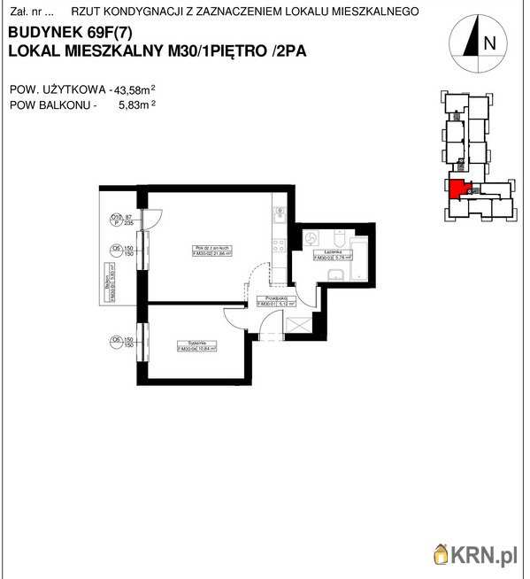 Mieszkanie  na sprzedaż, 2 pokojowe, Warszawa, Bielany, ul. 