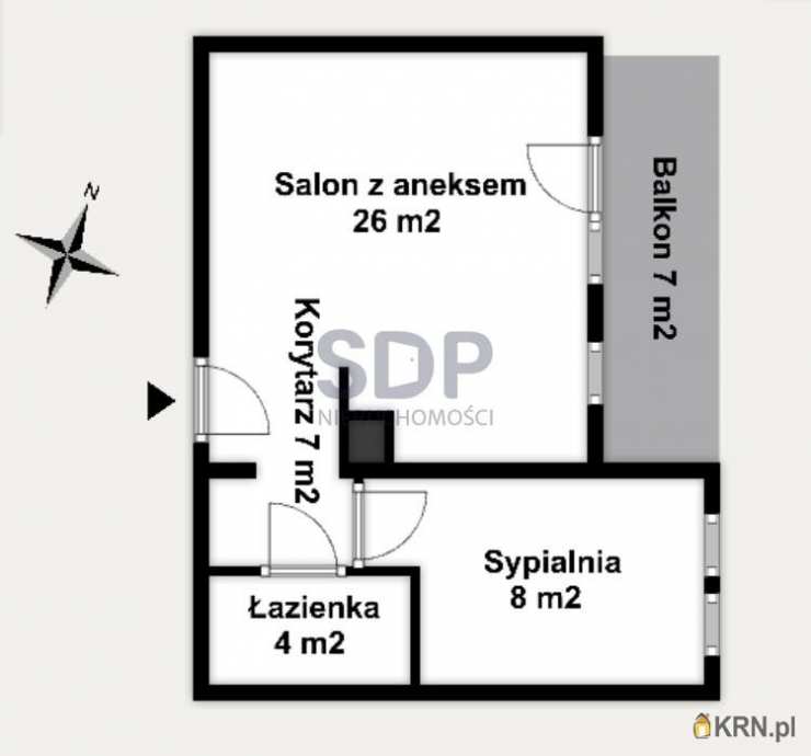 Mieszkanie  na sprzedaż, 2 pokojowe, Wrocław, Krzyki/Księże Wielkie, ul. Opolska