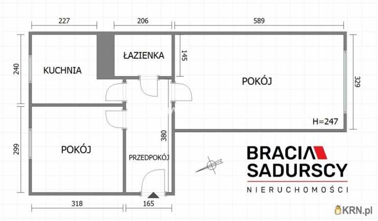 2 pokojowe, Mieszkanie  na sprzedaż, Kraków, Bieńczyce, ul. Na Lotnisku