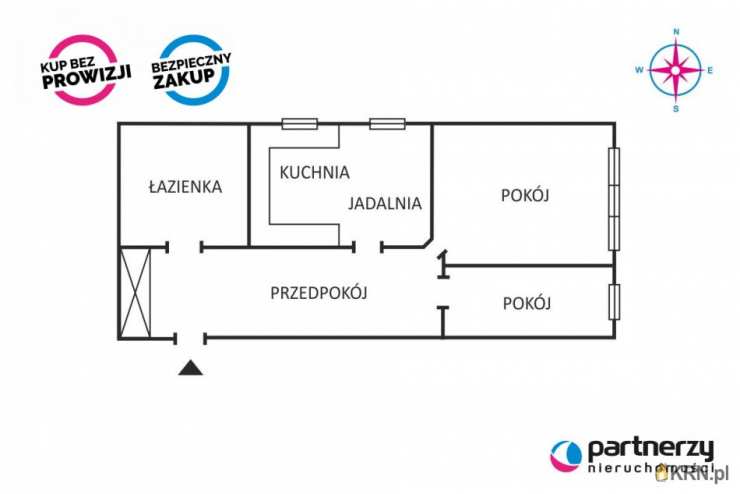 Gdańsk, Żabianka-Wejhera-Jelitkowo-Tysiąclecia/Żabianka, ul. J. Wejhera, 2 pokojowe, Mieszkanie  na sprzedaż