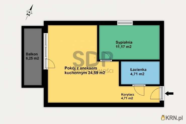 Mieszkanie  na sprzedaż, 2 pokojowe, Wrocław, Krzyki/Księże Wielkie, ul. Opolska