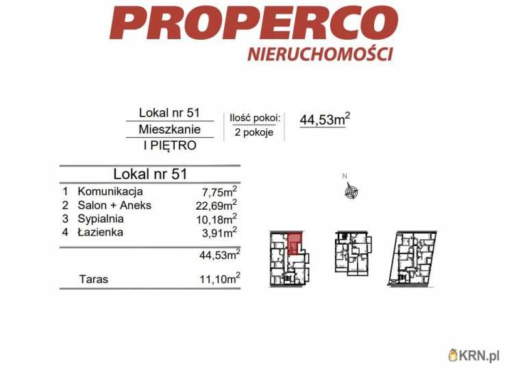 PROPERCO Sp. z o.o. Sp. k. , Mieszkanie  na sprzedaż, Kielce, Szydłówek, ul. Klonowa