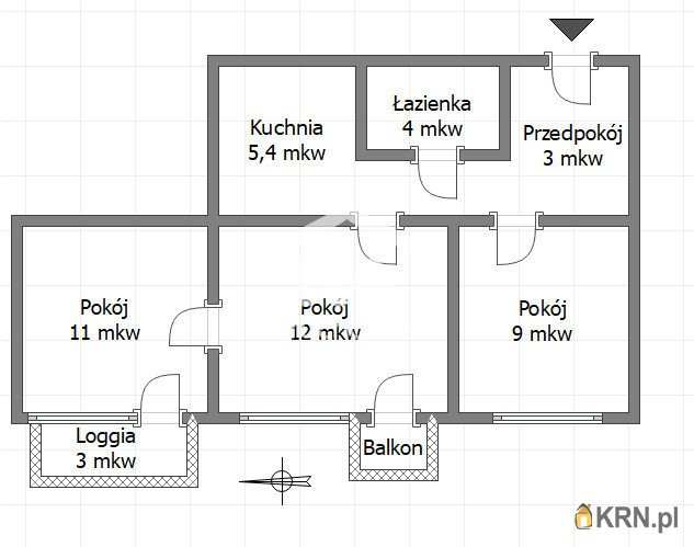 3 pokojowe, Mieszkanie  na sprzedaż, Warszawa, Mokotów/Wierzbno, ul. Puławska