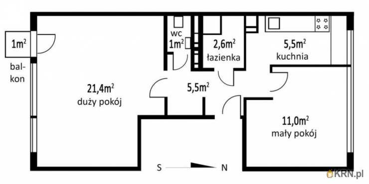 Warszawa, ul. , Mieszkanie  na sprzedaż, 2 pokojowe