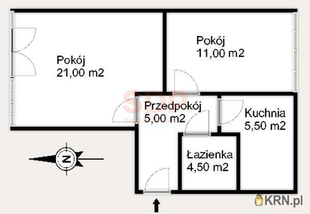 2 pokojowe, Wrocław, Krzyki, ul. W. Stysia, Mieszkanie  na sprzedaż