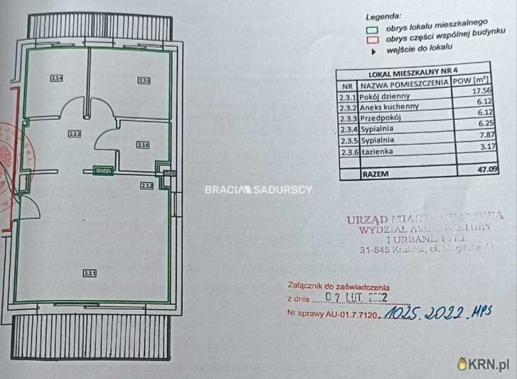 Kraków, Podgórze Duchackie, ul. Tarnobrzeska, 2 pokojowe, Mieszkanie  na sprzedaż