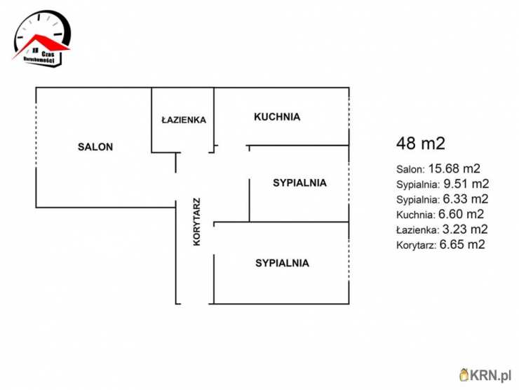 Żnin, ul. , Mieszkanie  na sprzedaż, 3 pokojowe