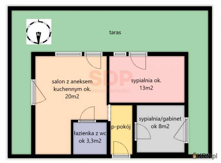 Mieszkanie  na sprzedaż, 3 pokojowe, Wrocław, Śródmieście, ul. R. Dmowskiego