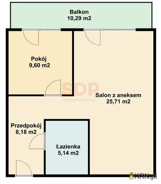 Mieszkanie  na sprzedaż, Wrocław, Krzyki/Tarnogaj, ul. Nyska, 2 pokojowe