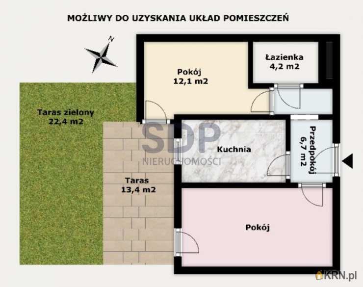 Mieszkanie  na sprzedaż, 2 pokojowe, Wrocław, Krzyki, ul. 