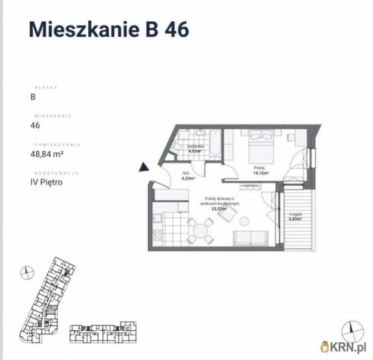 Mieszkanie  na sprzedaż, Gdynia, Śródmieście, ul. św. Piotra, 2 pokojowe