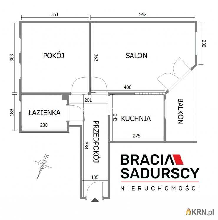 BRACIA SADURSCY ODDZIAŁ BS4 KRÓLEWSKA, Mieszkanie  na sprzedaż, Kraków, Prądnik Czerwony/Ugorek, ul. Fiołkowa