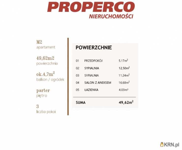 3 pokojowe, Mieszkanie  na sprzedaż, Jędrzejów, ul. 