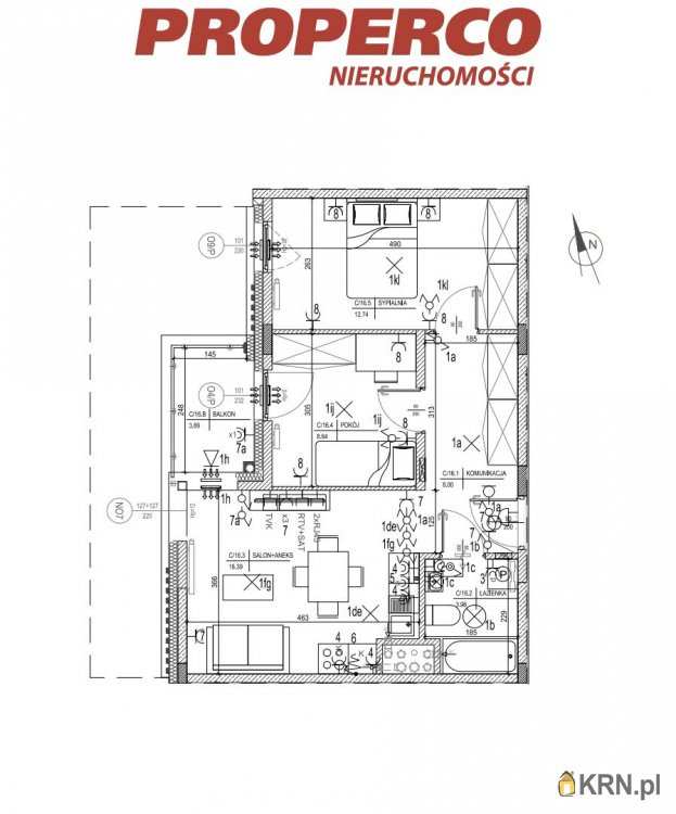 PROPERCO Sp. z o.o. Sp. k. , Mieszkanie  na sprzedaż, Kielce, Szydłówek, ul. Klonowa