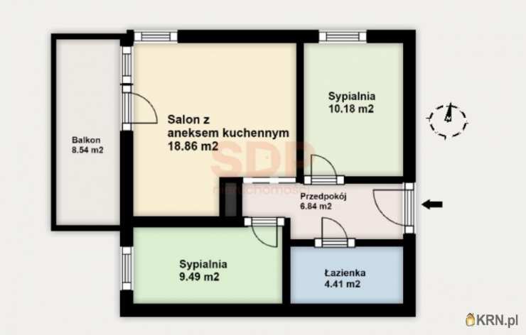 Mieszkanie  na sprzedaż, 3 pokojowe, Wrocław, Śródmieście, ul. Jedności Narodowej