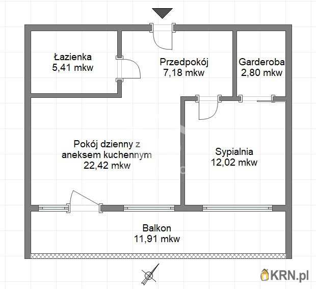 2 pokojowe, Mieszkanie  na sprzedaż, Warszawa, Mokotów/Stegny, ul. 