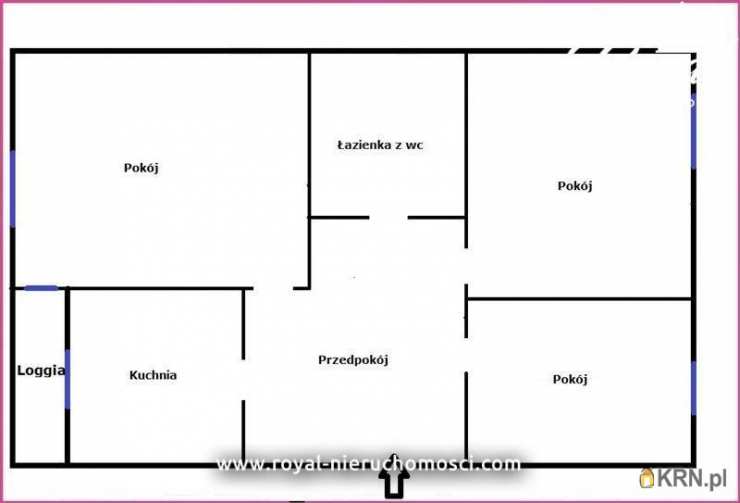 Koszalin, os. Tysiąclecia, ul. Bałtycka, Mieszkanie  na sprzedaż, 3 pokojowe