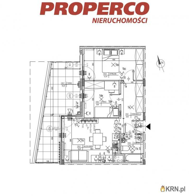 PROPERCO Sp. z o.o. Sp. k. , Mieszkanie  na sprzedaż, Kielce, Szydłówek, ul. Klonowa