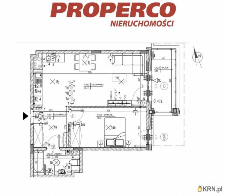 PROPERCO Sp. z o.o. Sp. k. , Mieszkanie  na sprzedaż, Kielce, Szydłówek, ul. Klonowa