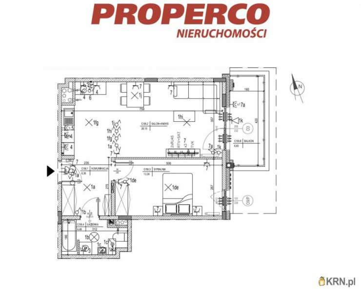 PROPERCO Sp. z o.o. Sp. k. , Mieszkanie  na sprzedaż, Kielce, Szydłówek, ul. Klonowa