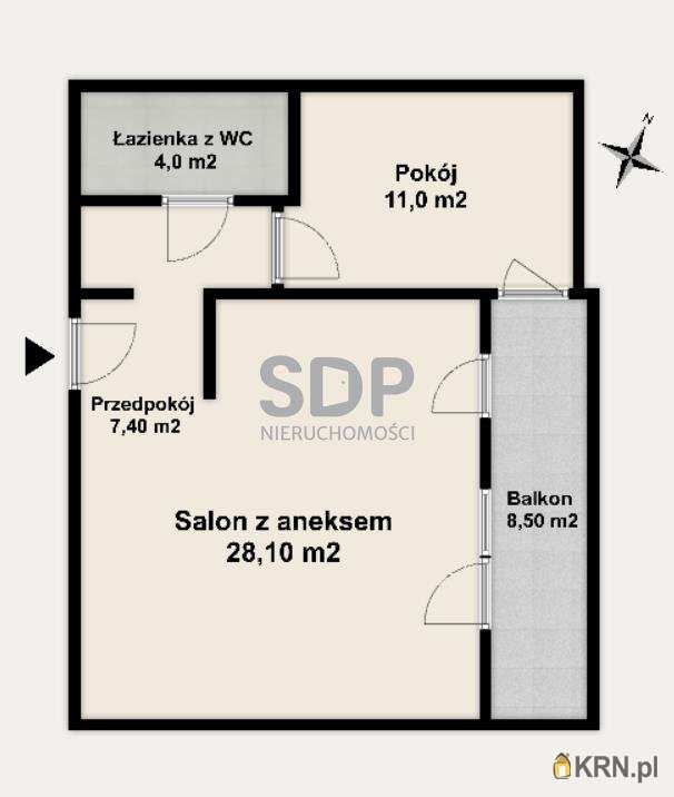 Mieszkanie  na sprzedaż, 2 pokojowe, Wrocław, Krzyki/Księże Wielkie, ul. Opolska