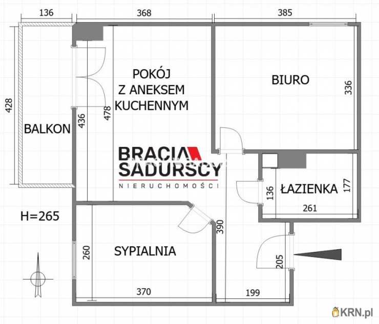 3 pokojowe, Mieszkanie  na sprzedaż, Kraków, Mistrzejowice, ul. Królowej Marysieńki