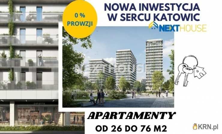 3 pokojowe, Mieszkanie  na sprzedaż, Katowice, ul. 