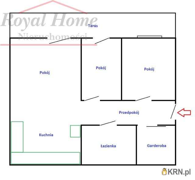 Royal Home, Mieszkanie  na sprzedaż, Wrocław, Krzyki/Huby, ul. Hubska