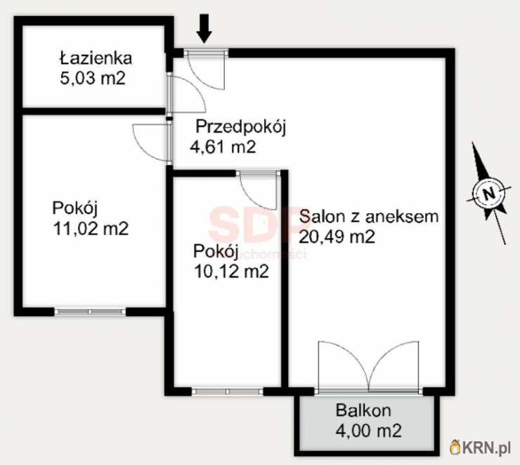 3 pokojowe, Wrocław, Krzyki, ul. Braterska, Mieszkanie  na sprzedaż