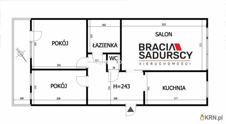 Kraków, Prądnik Biały/Krowodrza Górka, ul. Krowoderskich Zuchów, Mieszkanie  na sprzedaż, 3 pokojowe