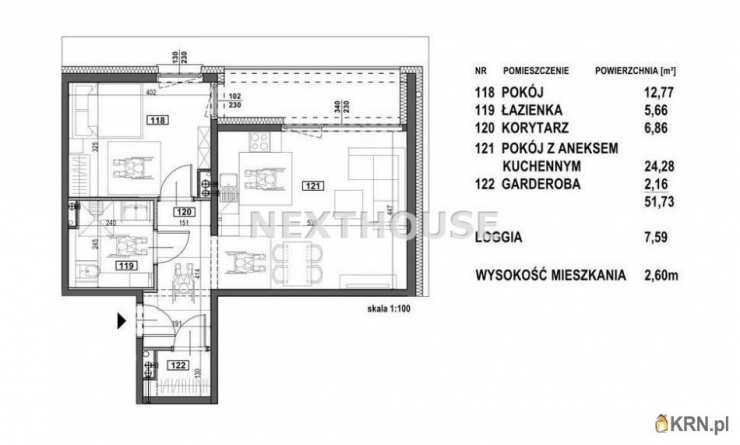 Tychy, ul. , 2 pokojowe, Mieszkanie  na sprzedaż