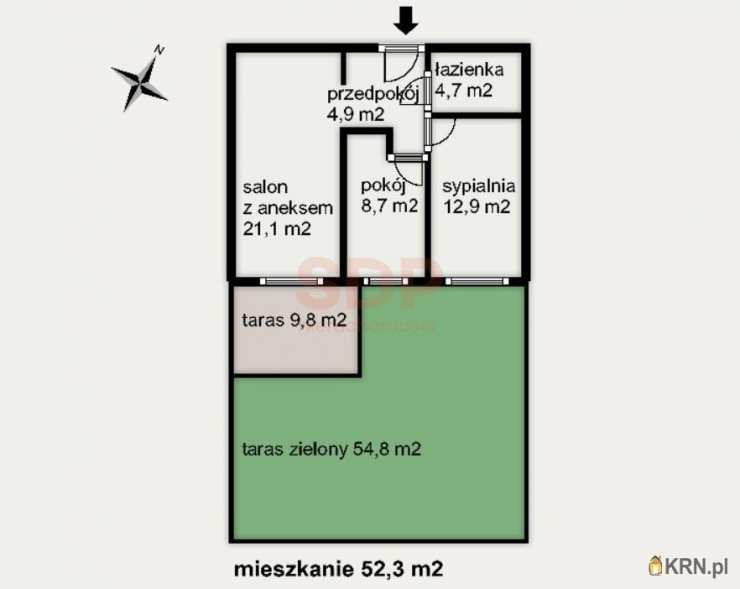 Mieszkanie  na sprzedaż, 3 pokojowe, Wrocław, Krzyki, ul. Racławicka