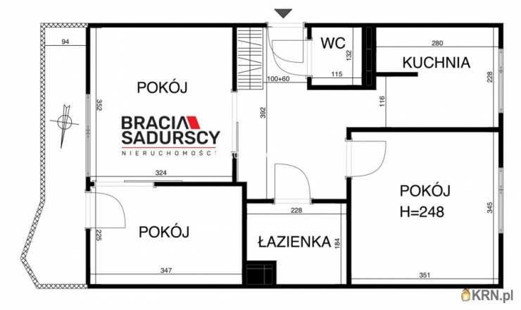 Kraków, Dębniki/Ruczaj, ul. Kobierzyńska, Mieszkanie  na sprzedaż, 3 pokojowe