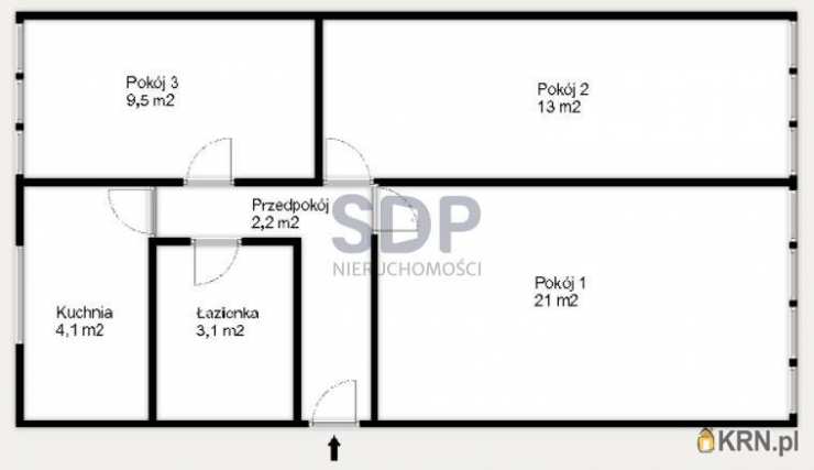 SDP Nieruchomości, Mieszkanie  na sprzedaż, Wrocław, Fabryczna, ul. Krucza