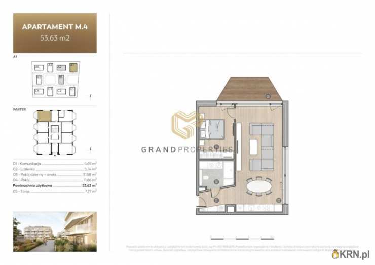 Grand Properties Sp. z o.o., Mieszkanie  na sprzedaż, Sarbinowo, ul. 