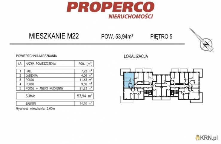 PROPERCO Sp. z o.o. Sp. k. , Mieszkanie  na sprzedaż, Kielce, ul. Solidarności