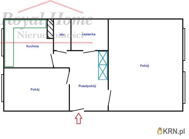 2 pokojowe, Mieszkanie  na sprzedaż, Wrocław, Krzyki/Gaj, ul. M. Orłowicza