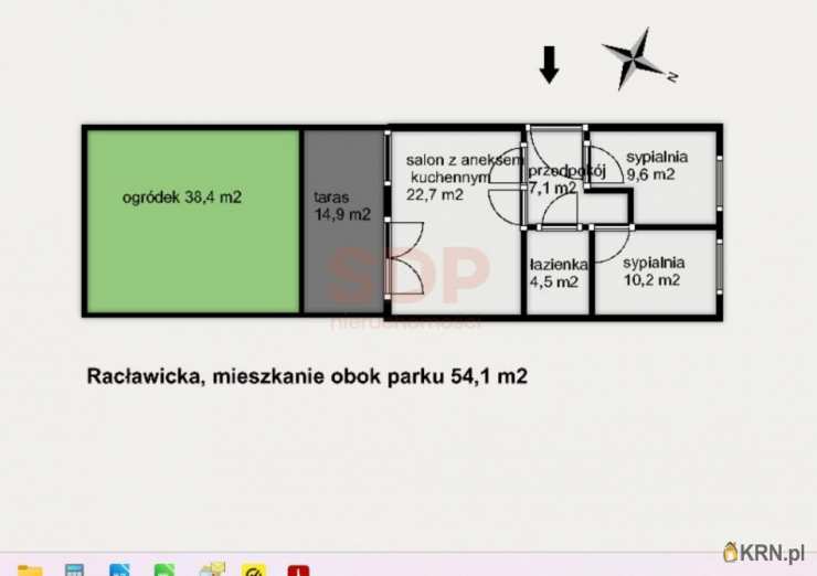 3 pokojowe, Wrocław, Krzyki, ul. Racławicka, Mieszkanie  na sprzedaż