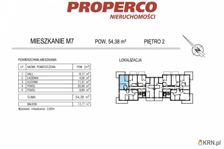 PROPERCO Sp. z o.o. Sp. k. , Mieszkanie  na sprzedaż, Kielce, ul. Solidarności