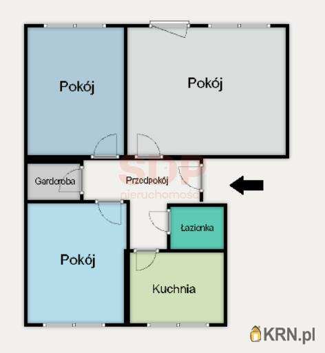 3 pokojowe, Wrocław, Krzyki, ul. Drukarska, Mieszkanie  na sprzedaż