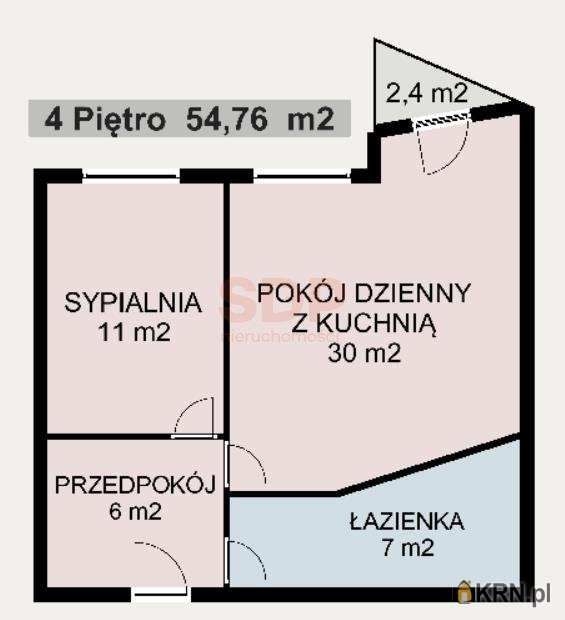 Wrocław, Fabryczna/Muchobór Wielki, ul. M. Hłaski, Mieszkanie  na sprzedaż, 2 pokojowe