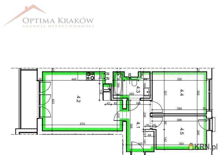 3 pokojowe, Mieszkanie  na sprzedaż, Kraków, Podgórze/Płaszów, ul. 